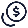 Coins Dollar icon preview