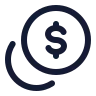 Coins Dollar icon preview