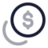 Coins Dollar icon preview
