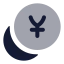 Coinsyen icon with bulk rounded style