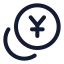 Coinsyen icon with stroke standard style
