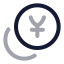 Coinsyen icon with twotone rounded style