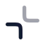 Collapse icon with bulk rounded style