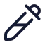 Colorpicker icon with stroke rounded style