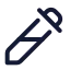 Colorpicker icon with stroke standard style