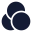 Colors icon with solid standard style