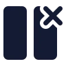 Column Delete icon preview