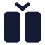 Columninsert icon with solid standard style
