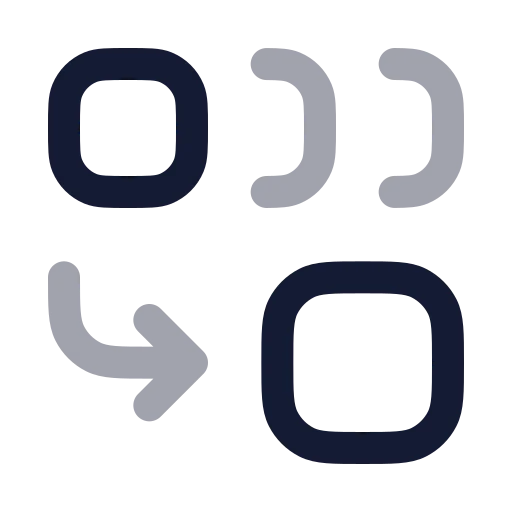 Combine Icon in Twotone Rounded style