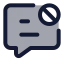 Commentblock icon with duotone standard style