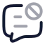Commentblock icon with twotone rounded style