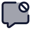 Commentblock icon with duotone standard style