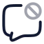 Commentblock icon with twotone rounded style