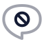 Commentblock icon with twotone rounded style