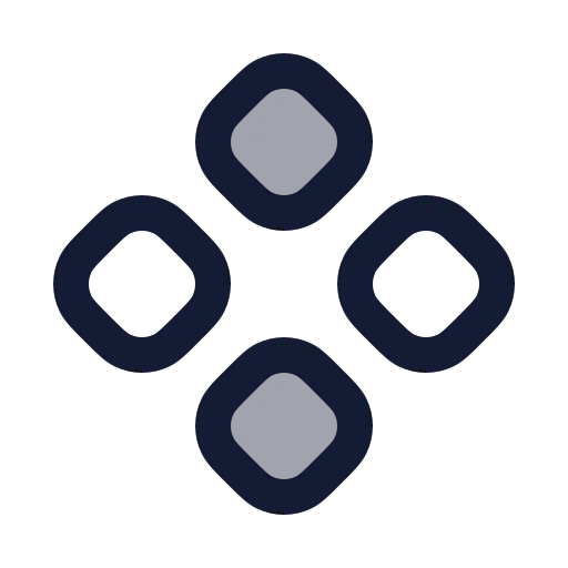 Component Icon in Duotone Rounded style