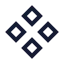 Component icon with stroke sharp style
