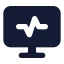 Computeractivity icon with solid standard style
