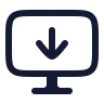 Computer Arrow Down icon preview