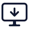 Computer Arrow Down icon preview