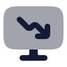 Computer Chart Down icon preview