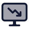 Computer Chart Down icon preview