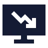 Computer Chart Down icon preview