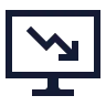 Computer Chart Down icon preview