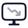 Computer Chart Down icon preview