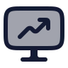 Computer Chart Up icon preview