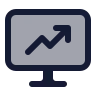 Computer Chart Up icon preview