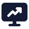 Computer Chart Up icon preview