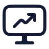 Computer Chart Up icon preview