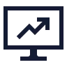 Computer Chart Up icon preview