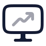 Computer Chart Up icon preview