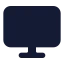 Computer icon with solid standard style