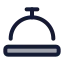 Conciergebell icon with duotone standard style