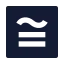 Congruenttosquare icon with solid sharp style