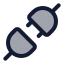 Connect icon with duotone standard style