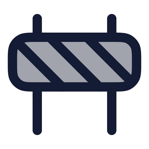 Construction Icon in Duotone Rounded style