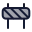 Construction icon with duotone rounded style