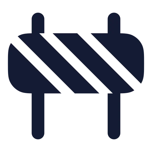 Construction Icon in Solid Rounded style