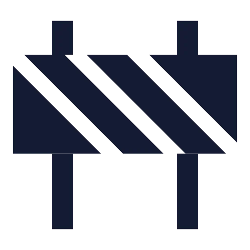 Construction Icon in Solid Sharp style