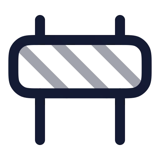 Construction Icon in Twotone Rounded style