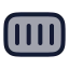 Container icon with duotone rounded style