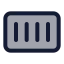Container icon with duotone standard style