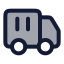 Containertruck icon with duotone rounded style