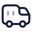 Containertruck icon with twotone rounded style