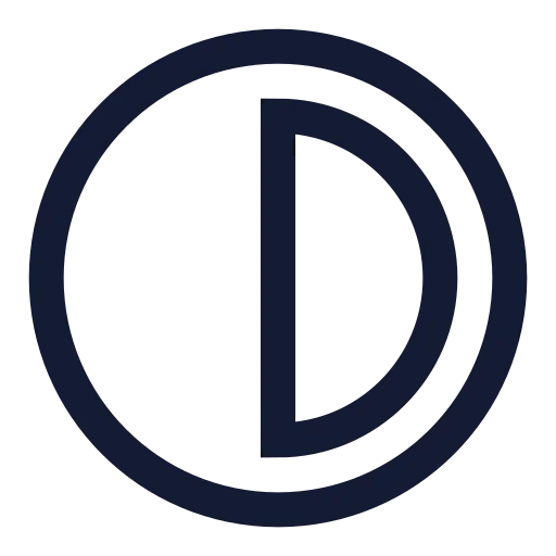 Contrast Icon in Stroke Sharp style
