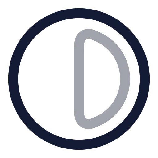 Contrast Icon in Twotone Rounded style