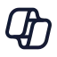 Copilot icon with stroke rounded style